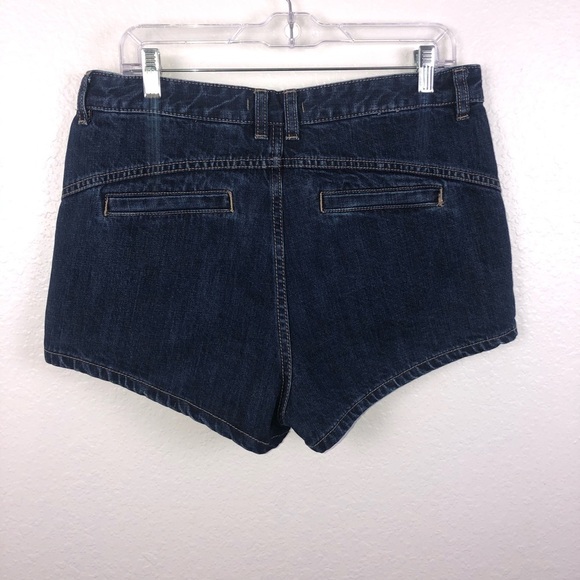 Free People Shorts Women 31 Sweet Surrender Denim Dark  Wash Mini High Rise L - Picture 6 of 10